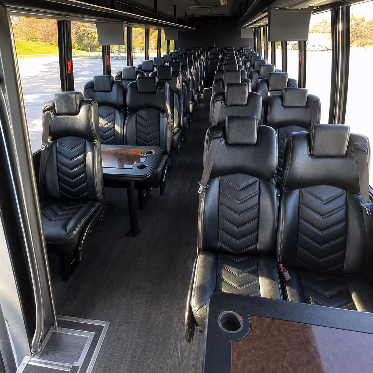 25 passenger minibus interior