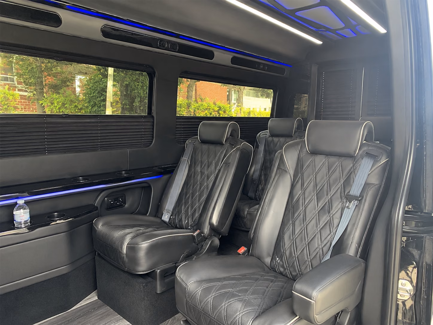 sprinter van with driver inside