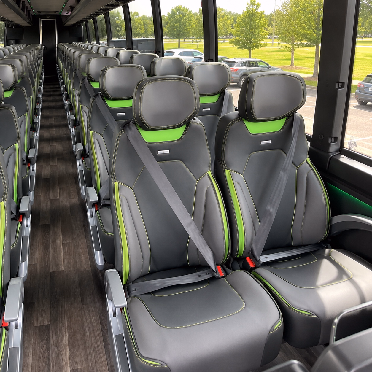 toms river charter bus interior